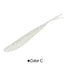 Spinpoler 2" 3" 4" Soft Fishing Lures Jerk Minnow Shad Drop Shot Soft Bait Swimbait Split Tail for Bass Trout Pike Walleye Pesca